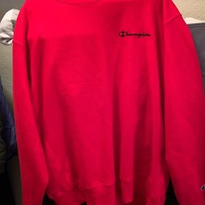 Red Champion Sweatshirt